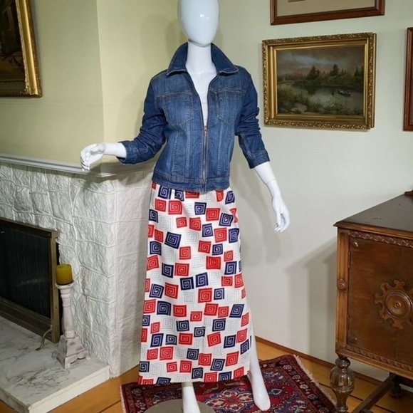 Vintage 1970’s Bernard Cowan Toronto Maxi Skirt - Picture 3 of 7